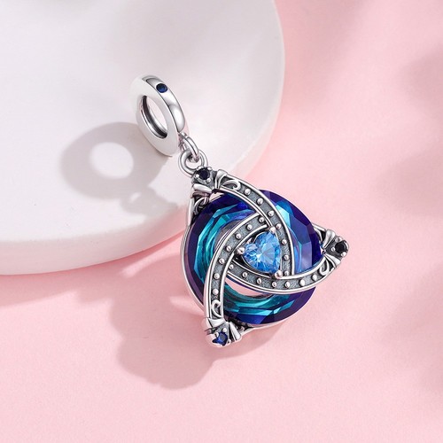 Birthstone celtic trinity knot - birthstone,