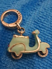 Fossil Blue Scooter Charm