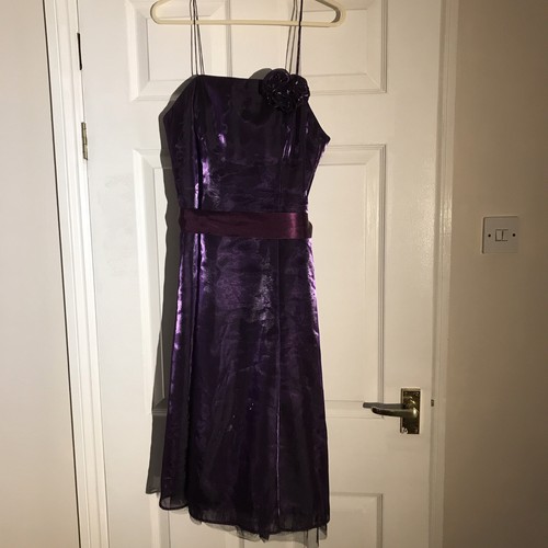 Debenhams debut purple taffeta - debenhams,