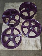 Set GENUINE JAGUAR X TYPE 18” INCH PROTEUS ALLOY WHEEL RIM NO2  On PURPLE Colour