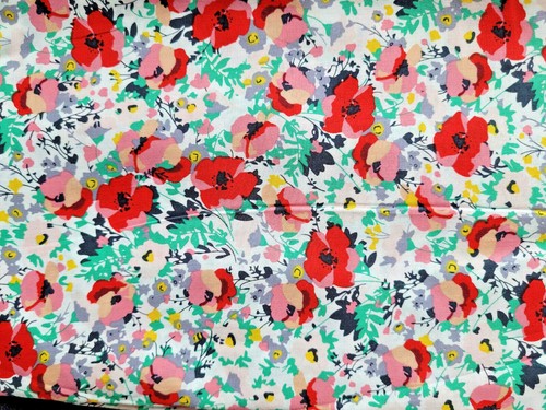 Poppy fabric 100 cotton - fabric,