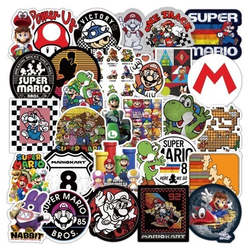 48pcs super mario bros - mario, mini