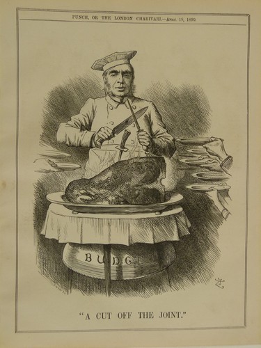 Punch cartoon 1890 cut - cartoon,
