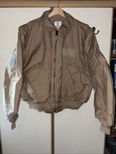 USAF RAF Army Desert tan CWU-45/P Flyers Cold Weather Jacket. Size XL UNISSUED
