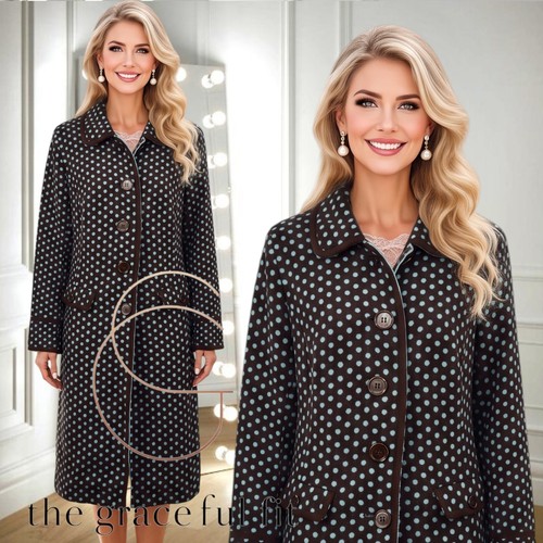 Boden brown turquoise polkadot - boden,