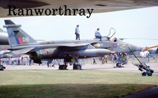 Original Aircraft slide RAF XZ387 Sepecat Jaguar GR1A Finn 1977 #2075