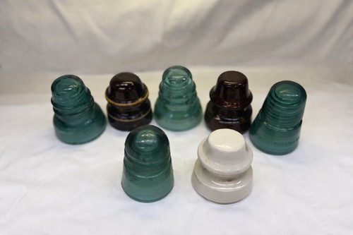 Vtg glass porcelain - &,