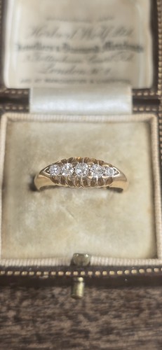 Antique diamond ring set - diamond,