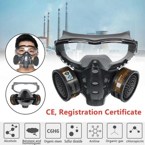 Half face gas respirator - half,