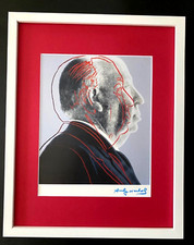 ANDY WARHOL + RARE 1984 SIGNED