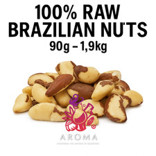 100% Natural Raw Brazilian Nuts 90g-1.9kg – Keto, Vegan, High Selenium
