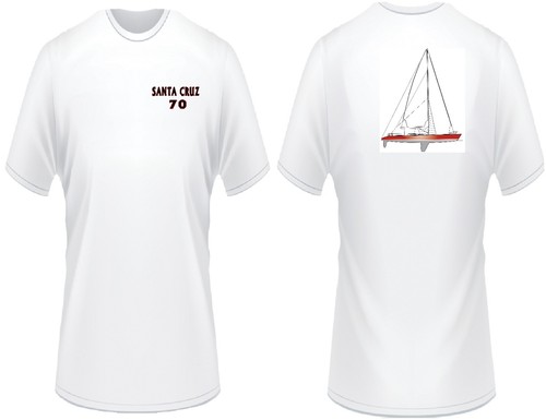 Santa cruz sailboat shirt - sailboat, t-shirt