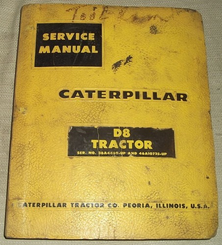 Cat caterpillar d8h tractor - cat,