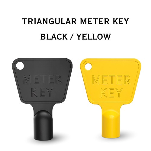 Service utility meter - service, key