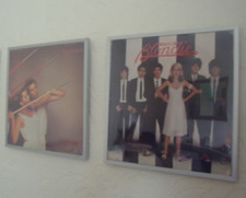 TWO BLACK 12" Vinyl LP Record Frame Wall Album Art Display Metal Frame LP IKEA