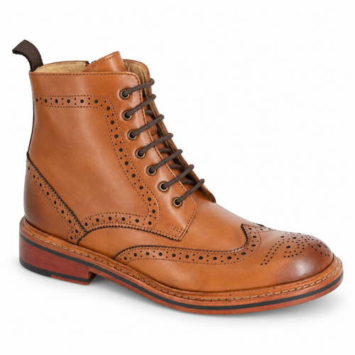 Mens woodland tan - tan, leather