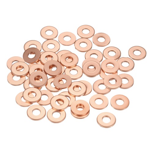 Pcs flat copper washers - copper,