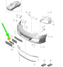 Porsche 911 991.2 Carrera Front License Plate USA/ACC 99170105117OK1 New EURLICHE