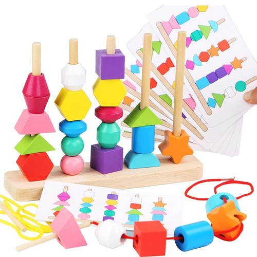 Goujfol montessori toys - toys, bead