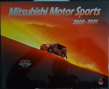 RALLIART Mitsubishi Official Yearbook 2000-01 in plastic case; Mint + CD !