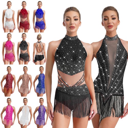Women rhinestone latin - women,