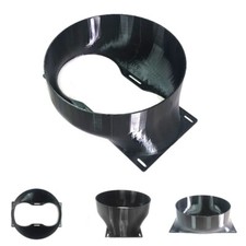 Antminer S17 S18 S19 S21 Air Duct Adapter 2x120mm to 200mm/8" Dual Fan Exhaust