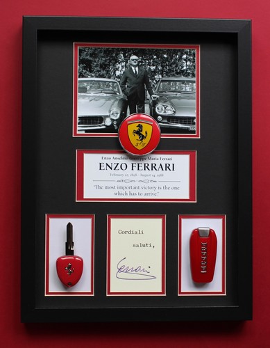Enzo ferrari autograph replica - autograph,