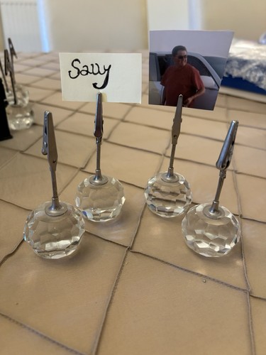 Glass crystal ball - glass, name/photo