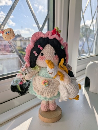 Crochet little girl - little, with