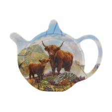 Highland Cow Melamine Tea bag