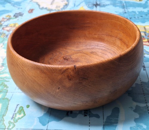 Vintage handturned wooden