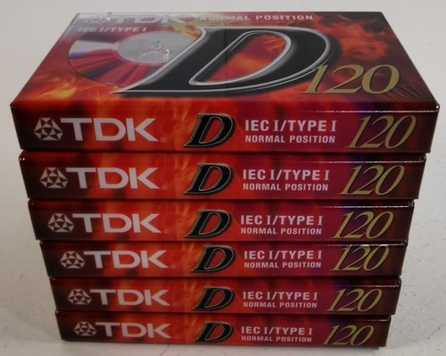 Tdk d120 blank audio - 6,