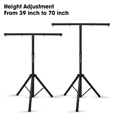 DJ Lighting Adjustable Tripod Stand with Top T Bar for Stage Light Bracket Heigh