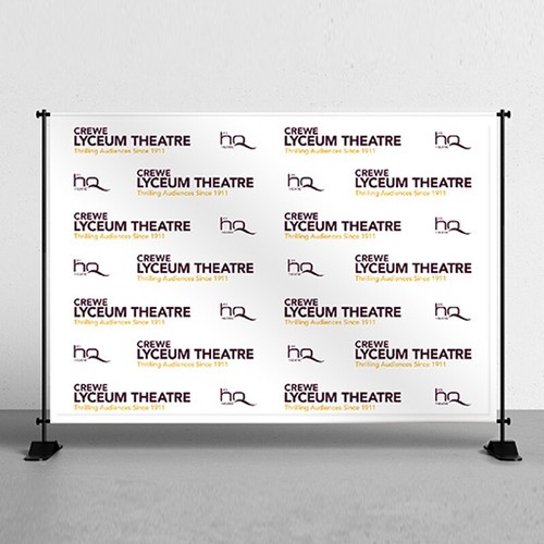 Personalised back drop banner - personalised,