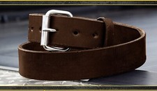 Mens Leather Belts Genuine Pure Leather Black Brown Trouser Jeans Belt Buckle