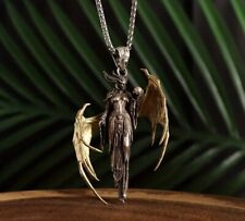 Lilith cast metal pendant Diablo 4 Gaming Merchandise (silver & gold)