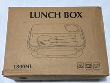 Bento Box Lunch Box for Kids Adults with 4 Compartments, Leak Proof & BPA Free