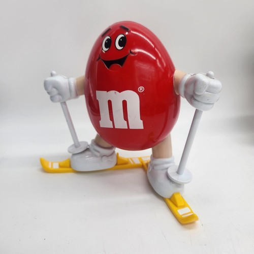 Vintage 1991 red skiing - red, m&m