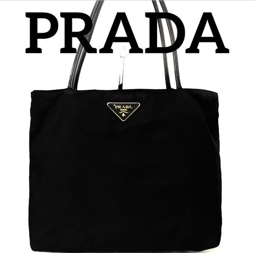 Prada nylon tote bag - bag, black