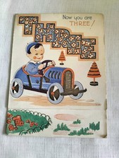 1940s Vintage Birthday Card -