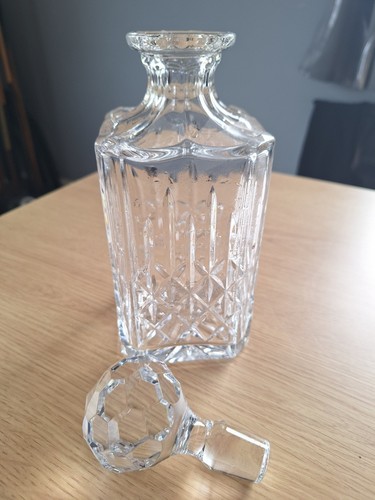 Edinburgh crystal decanter - crystal,