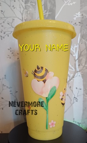 Personalised cute bee yellow - bee,