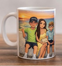 Personalised cartoon family