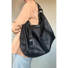 Burberry Large Black Leather