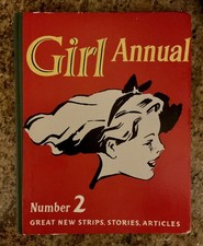 Vintage Girl Annual Number 2 Hardback Book 1950's