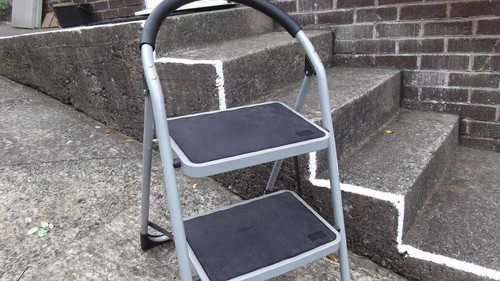 Folding step ladder steel - folding,