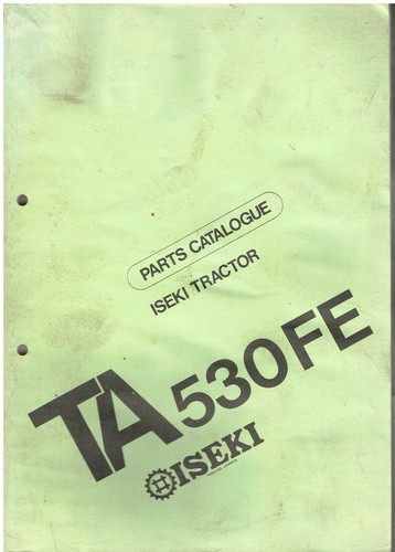 Iseki model ta530fe tractor - ta530fe,