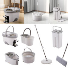 Mop bucket  Wash Dry Mop and Bucket Set Flat Squeeze /360° Floor Spin Mop HMV