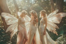 Stunning Fairy Canvas Picture Print Wall Art