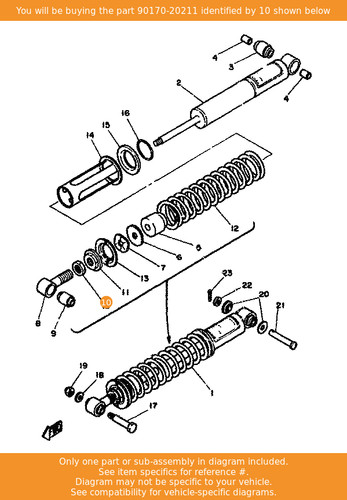 Yamaha nut 90170 20211 oem - 90170-20211,